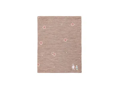 Smartwool Thermal Merino Reversible Neck Gaiter Scarves Almond Mini Meadow In Brown