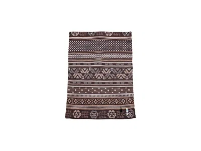 Smartwool Thermal Merino Reversible Neck Gaiter Scarves Mocha Fair Isle Fun, Merino/wool