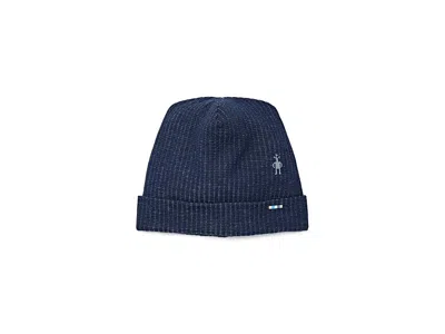 Smartwool Thermal Merino Rib Beanie Traditional Hats Nightfall Blue Heather
