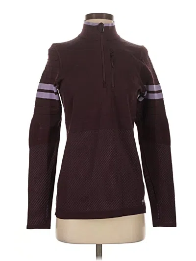 Pre-owned Smartwool Track Jacket In Burgundy