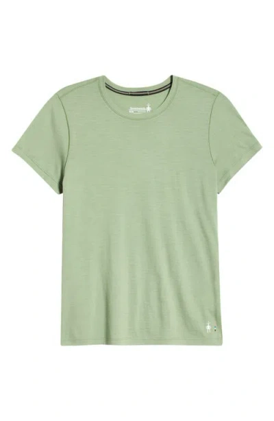 Smartwool Ultralite Short Sleeve Merino Wool Blend T-shirt In Green