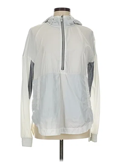 Pre-owned Smartwool Windbreaker Jacket In White