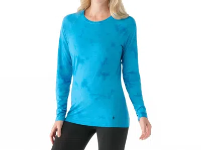 Smartwool Women's All-season Merino Base Long Sleeve Tee In Blue