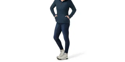 Smartwool Women's Hudson Trail Fleece Top In Anorak Twilight Blue