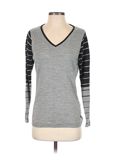 Pre-owned Smartwool Wool Pullover Sweater In Gray