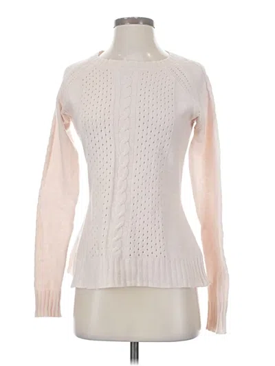 Pre-owned Smartwool Wool Pullover Sweater In Ivory
