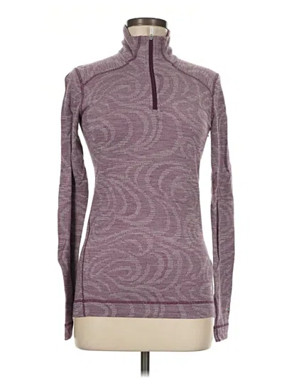 Pre-owned Smartwool Wool Pullover Sweater In Purple