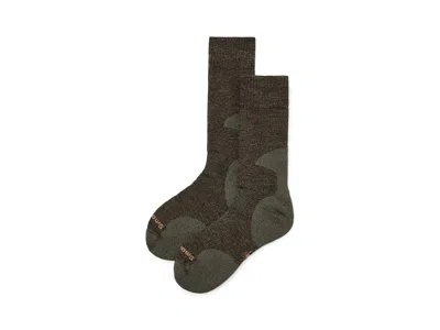 Smartwool Work Full Cushion Tall Crew Socks Men's Crew Cut Socks Shoes Military Olive: Lg (men's Shoe 9-11.5), In Brown