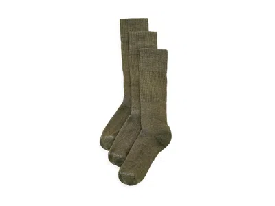 Smartwool Work Light Cushion Tall Crew Socks 3-pack Men's Crew Cut Socks Shoes Winter Moss: Xl (men's Shoe 12-
