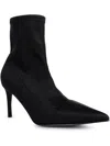 Smash Fazi Womens Solid Pointed Toe Mid-calf Boots In Black