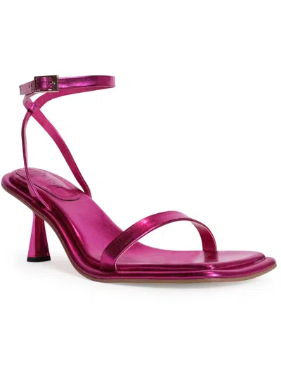 Smash Imani Womens Metallic Heels In Pink