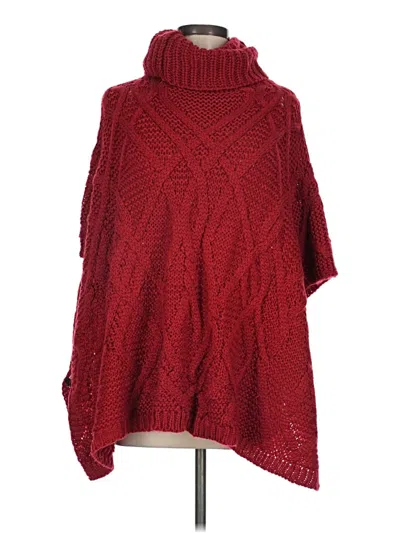 Smash Poncho In Red