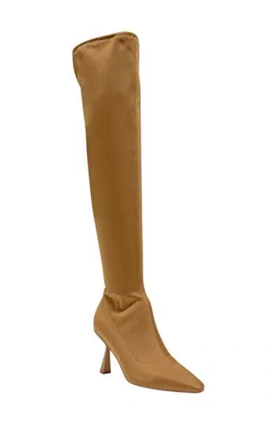 Smash Shoes Fritz Over The Knee Boot In Beige
