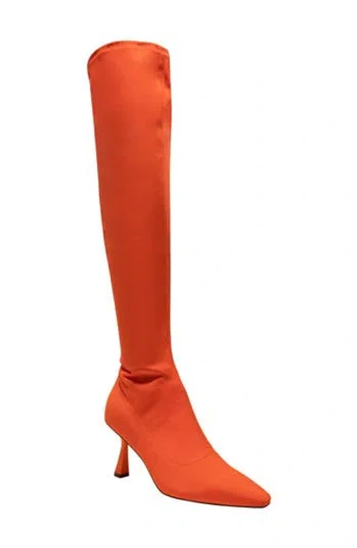 Smash Shoes Fritz Over The Knee Boot In Orange