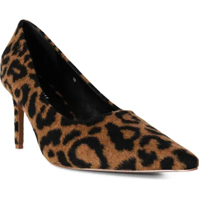 Smash Shoes Sophia Pointed Toe Pump In Leopard
