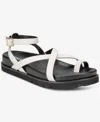 Smash Shoes Women's Ava Sport Flat Sandals In Optic White