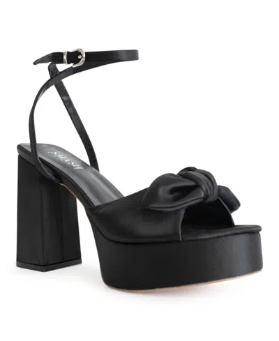 Smash Shoes Women's Daisy Platform Sandals In Black