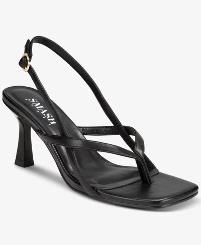 Smash Shoes Women's Freya Slingback Dress Sandals In Black