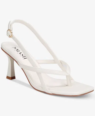 Smash Shoes Women's Freya Slingback Dress Sandals In White