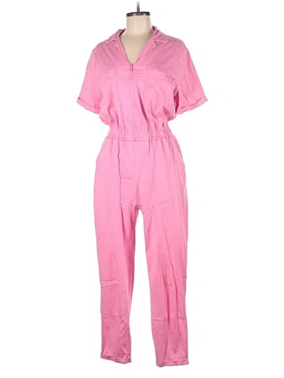 Pre-owned Smash + Tess Jumpsuit In Pink