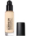 Smashbox Always On Skin-balancing Foundation With Hyaluronic Acid + Adaptogens - F20n In Transparent