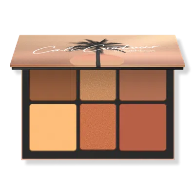 Smashbox Cali Contour Blush, Highlighter, & Bronzer Face Palette - Medium/dark
