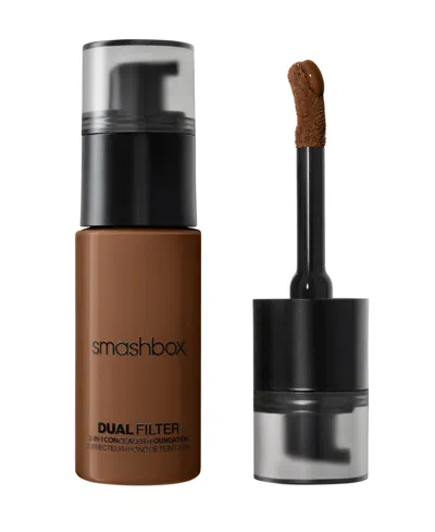 Smashbox Dual Filter 2-in-1 Concealer + Foundation, 1 Oz. In Brown