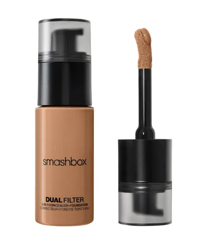 Smashbox Dual Filter 2-in-1 Concealer + Foundation, 1 Oz. In Brown