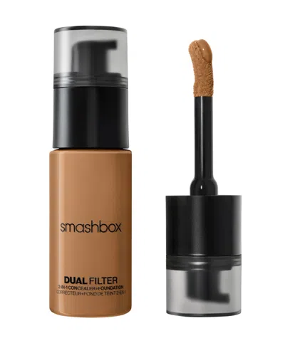 Smashbox Dual Filter 2-in-1 Concealer + Foundation, 1 Oz. In Brown