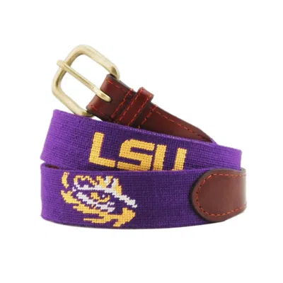 Smathers & Branson Lsu Belt In Purple