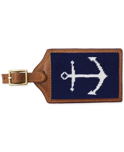 Smathers & Branson Men's Anchor Key Fob In Navy