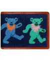 Smathers & Branson Men's Dancing Bears Wallet In Navy