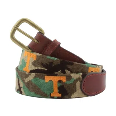 Smathers & Branson Men's Needlepoint Belt In Ut Camo In Multi