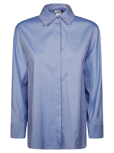 S'max Mara Conero Camicia Oxford In Light Blue