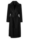 S'max Mara Elisa Cappotto In Black