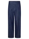 S'max Mara Sophie Pantalone Denim Pinces In Blue