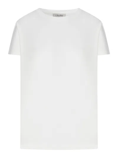 Smaxmara Cotton And Modal Jersey T-shirt In White