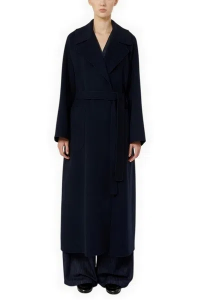 S-max-mara S Max Mara Coats Blue In Blu Blu E Verdi