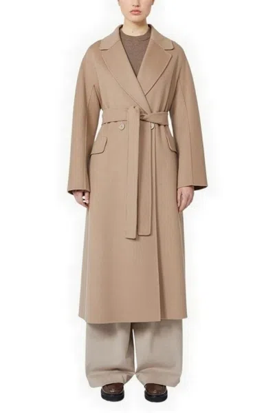 S-max-mara S Max Mara Coats Camel In Cammello Marroni