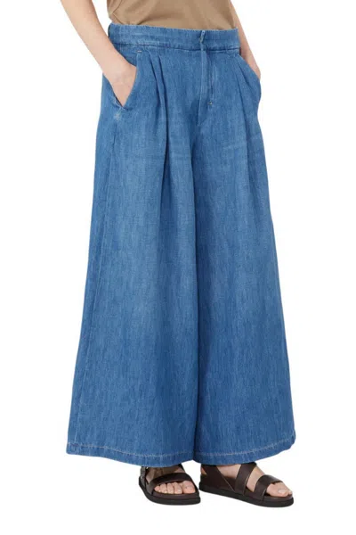 S-max-mara S Max Mara Jeans Denim Blue In Denim Chiaro Blu E Verdi