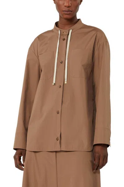 S-max-mara S Max Mara Shirts Brown In Marrone