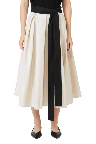 S-max-mara S Max Mara Skirts Ivory In Avorio Chiari E Naturali