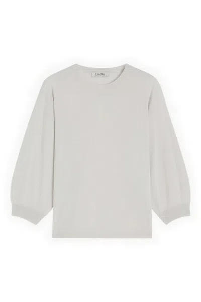 S-max-mara S Max Mara Sweaters Ivory In Avorio Chiari E Naturali