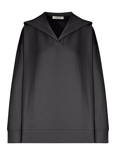 Smaxmara Technical Jersey Hoodie In Grey