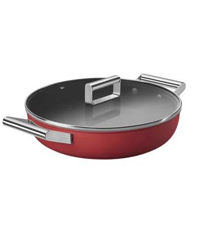 Smeg 11in Deep Pan In Red