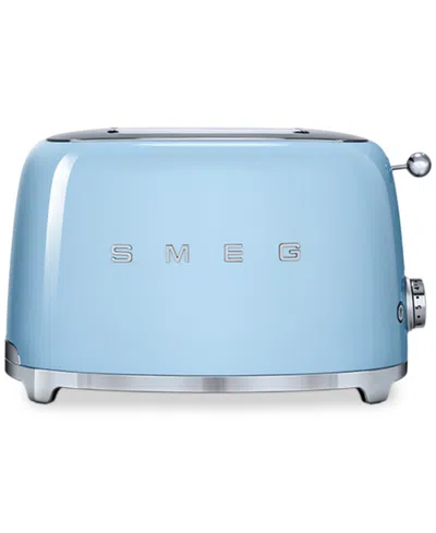 Smeg 2-slice Toaster In Pastel Blue