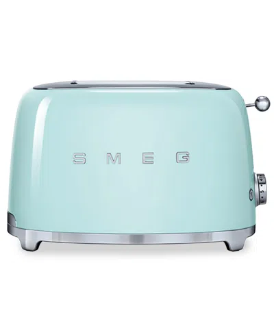 Smeg 2-slice Toaster In Pastel Green