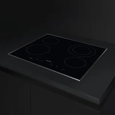 Smeg 24" Electronic -  Ceramic Cooktop In Black