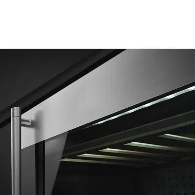 Smeg 24"  Classic Under The Counter Wine Coole In Stainless Steel
