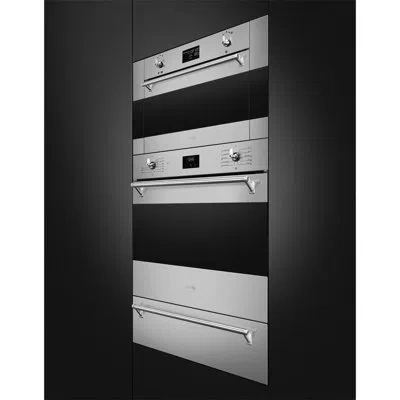 Smeg 24in Steam Oven, Classic In Stainless Steel